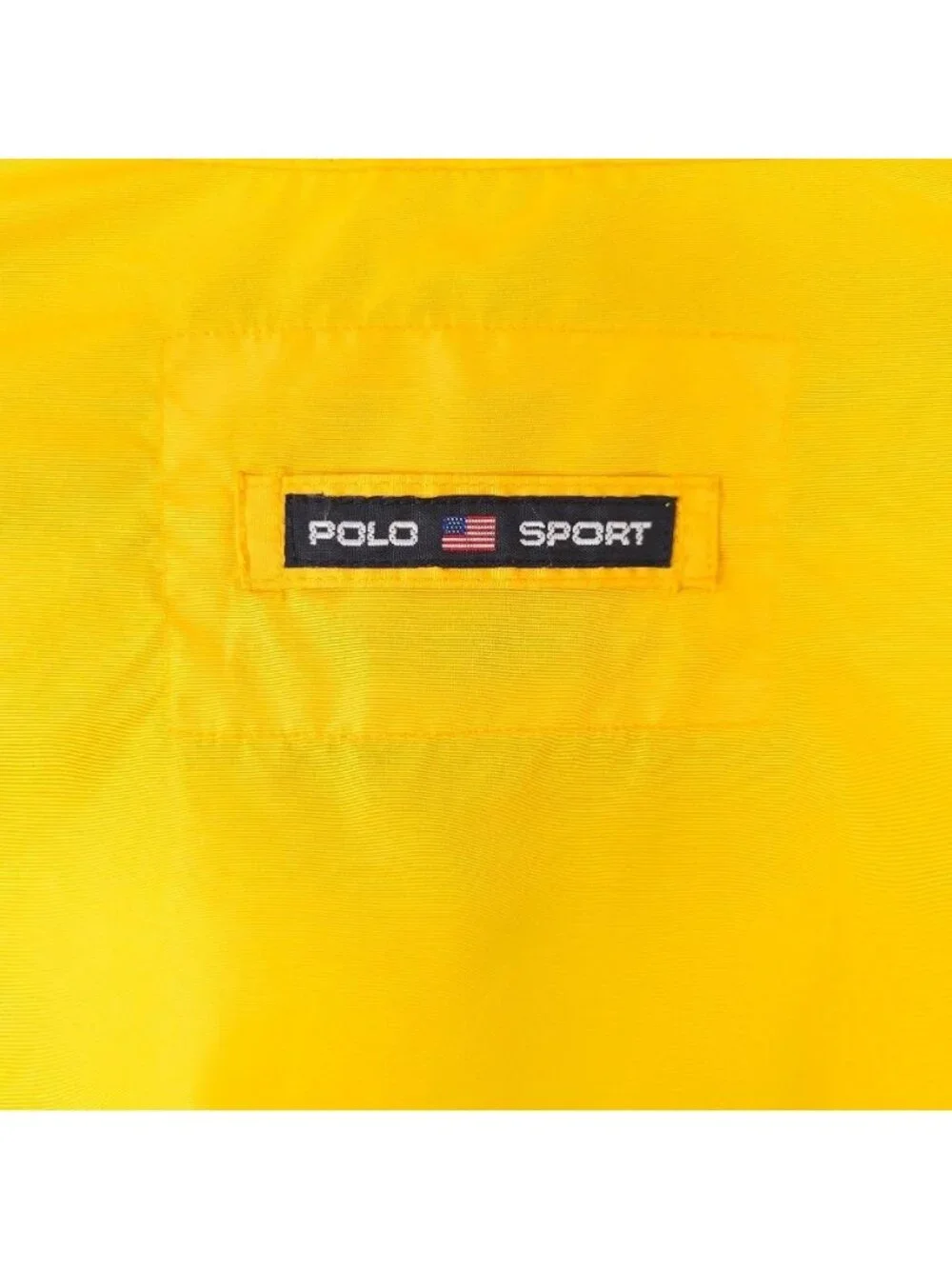 Vintage Polo Sport Windbreaker Jacket Mens Size Medium Yellow 90s Vest